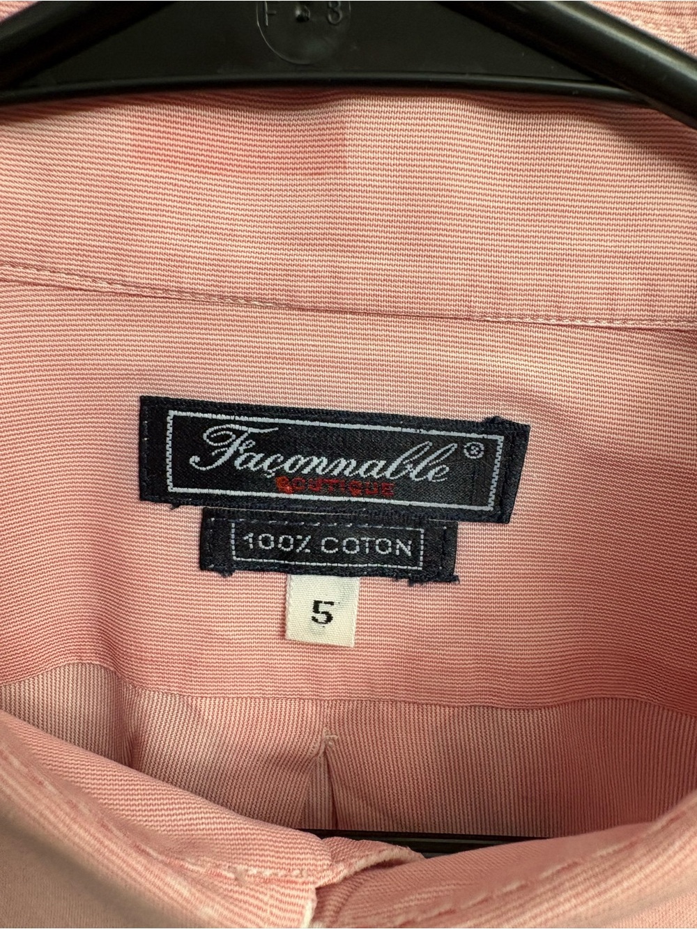 Faconnable Men’s Light Pink Casual Button-Down Shirt